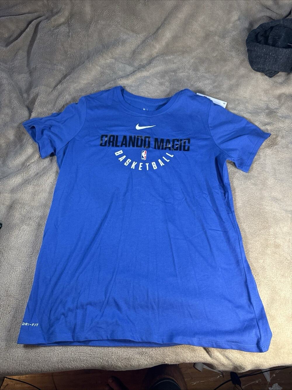 Orlando Magic Men’s Large Nike Dri-fit Blue Tshirt New With Tags